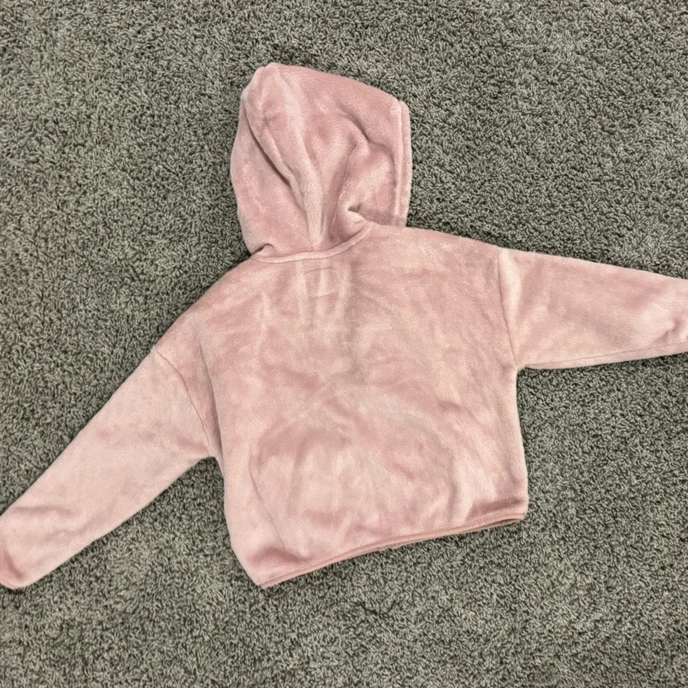 Girls OshKosh B'gosh light pink Blush Fleece zip up hoodie, size 10